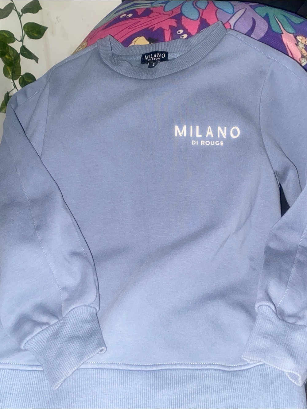 Milano Di Rouge kids Casual Crewneck Sweater - Light Blue